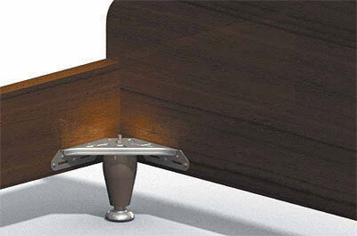 Металлическая скоба для крепления  каркаса кровати