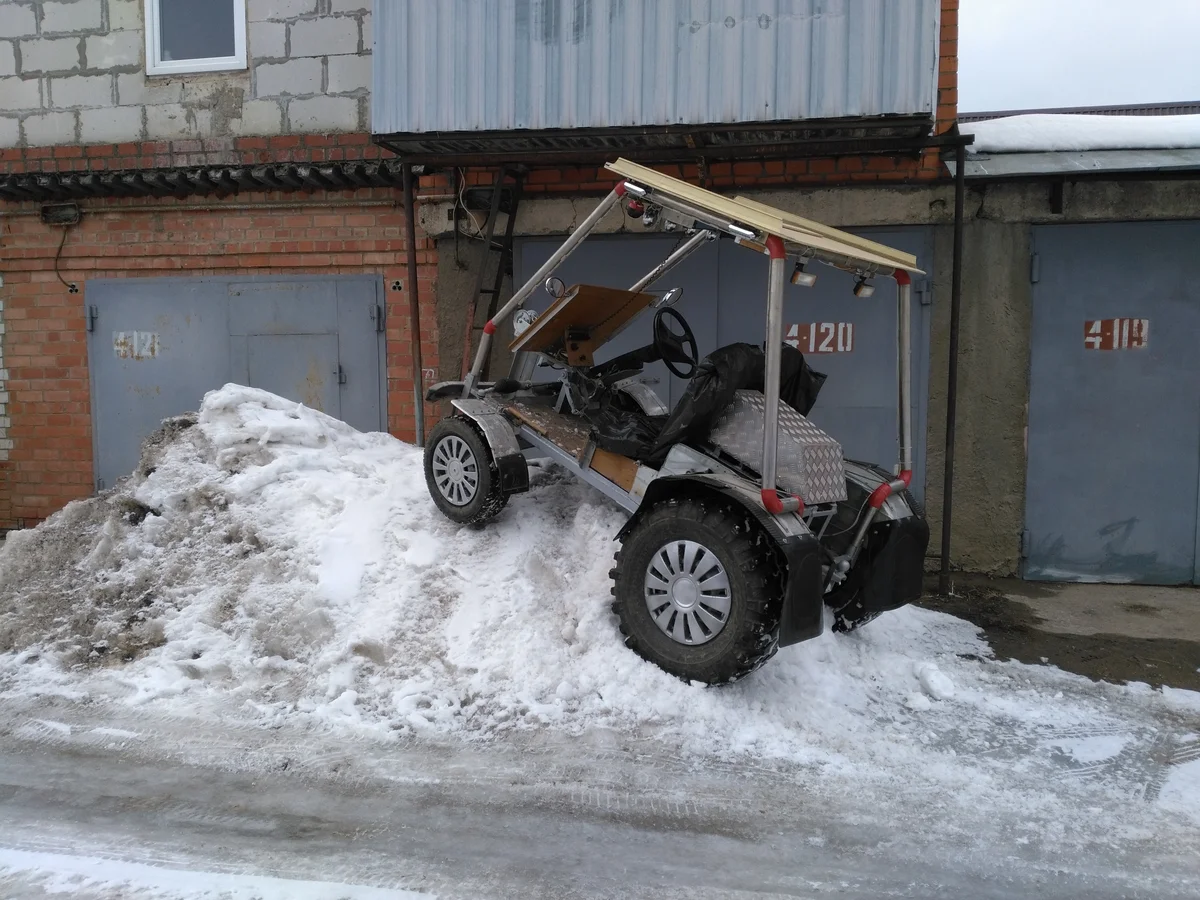 Проходимость впечатляет! Все гениальное просто! Источник фото - https://auto.ru/atv/used/sale/drugie/buggy_drugie/2940592-44a2b060/