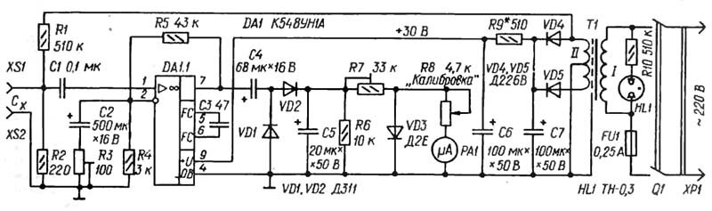 Схема из "Радио" №6 за 1989 год