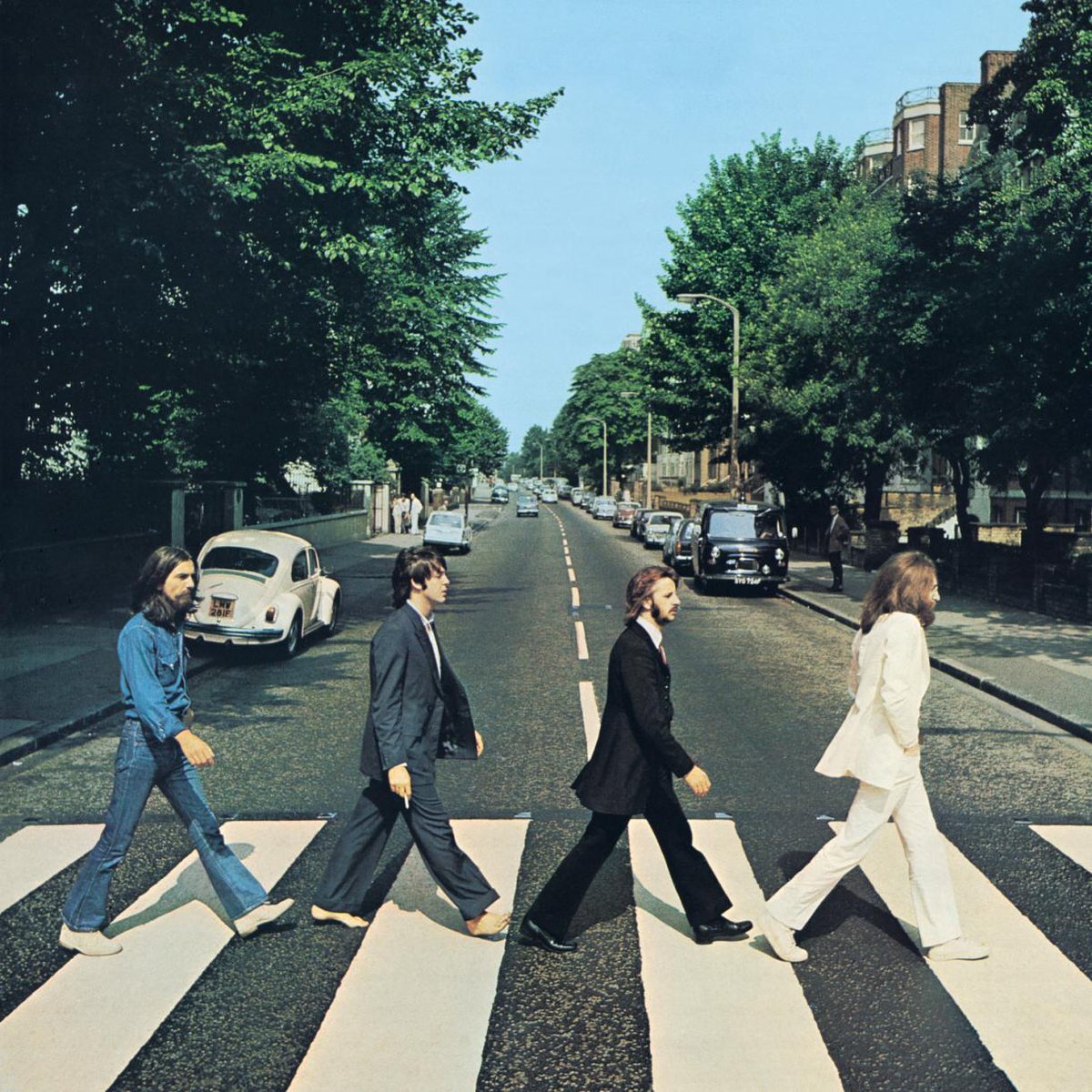 знаменитая обложка для альбома Abbey road группы Битлз
