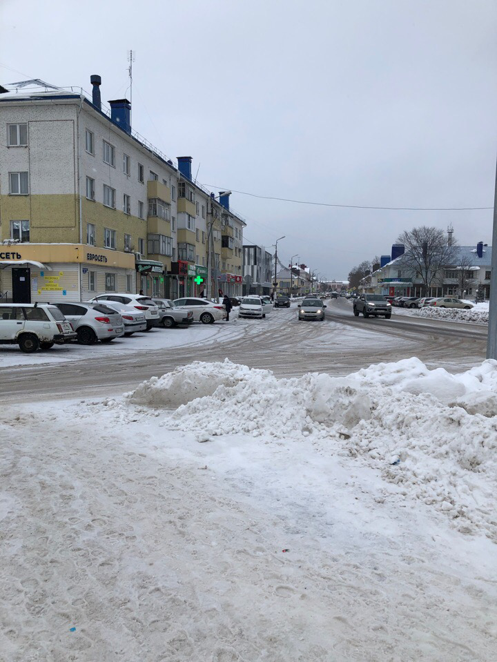 город Шебекино, ул. Ленина. Фото автора 