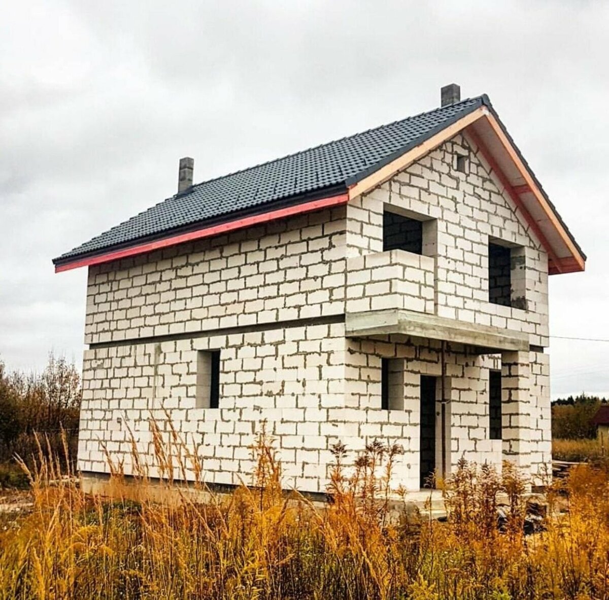 Дом из газобетона своими руками: фото, видео инструкция