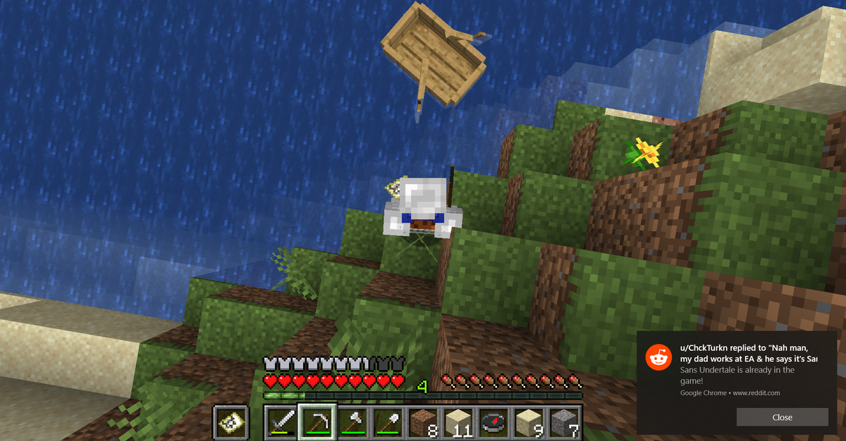 Вид от третьего лица. Карта не мешается.