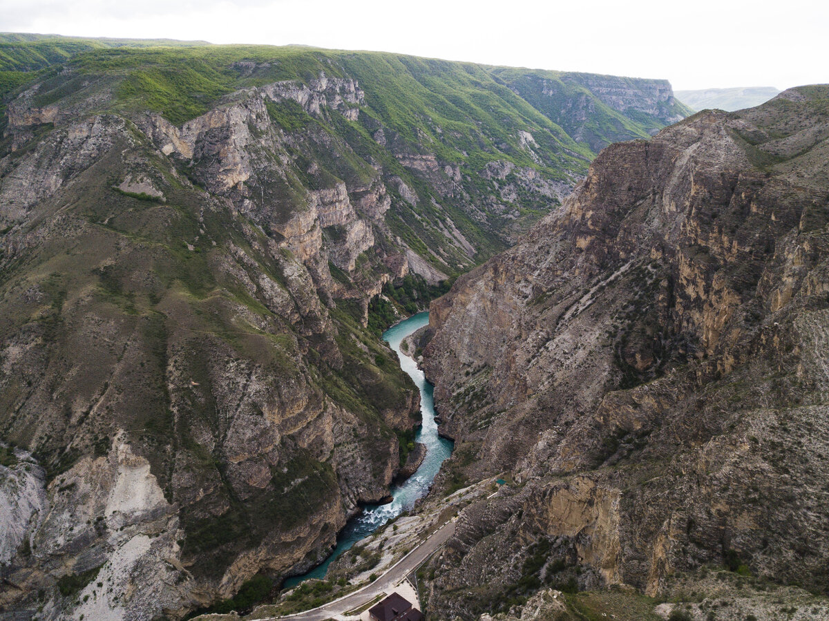 Сулакский водопад в Дагестане
