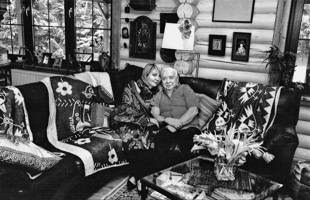 Мари Голуб с отцом 