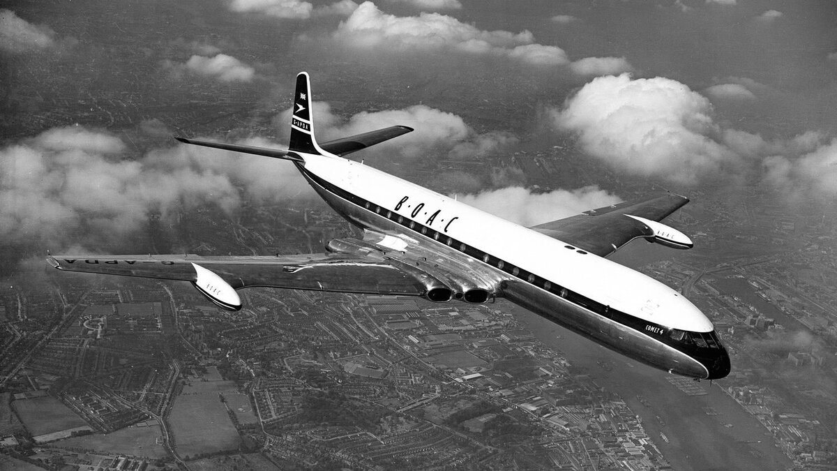 Самолет De Havilland Comet. Взято из Яндекс-картинок