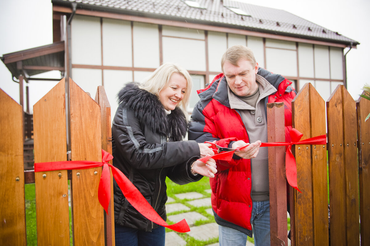 Новоселье в деревне. Фото из интернета. 