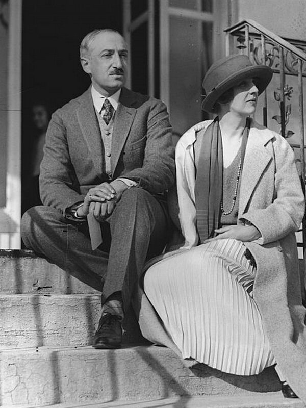 Андре Моруа с Жанин