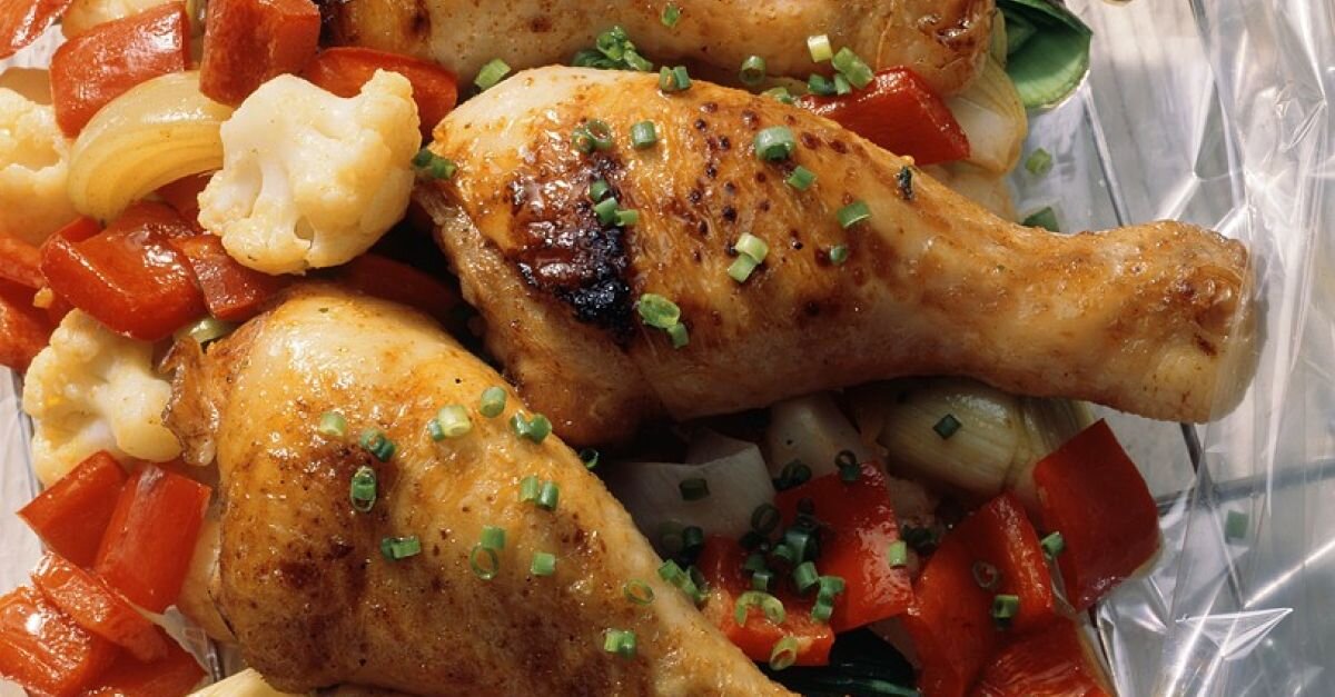 Куриные голени с гречкой в рукаве в духовке - Пошаговый рецепт с фото. Вторые блюда