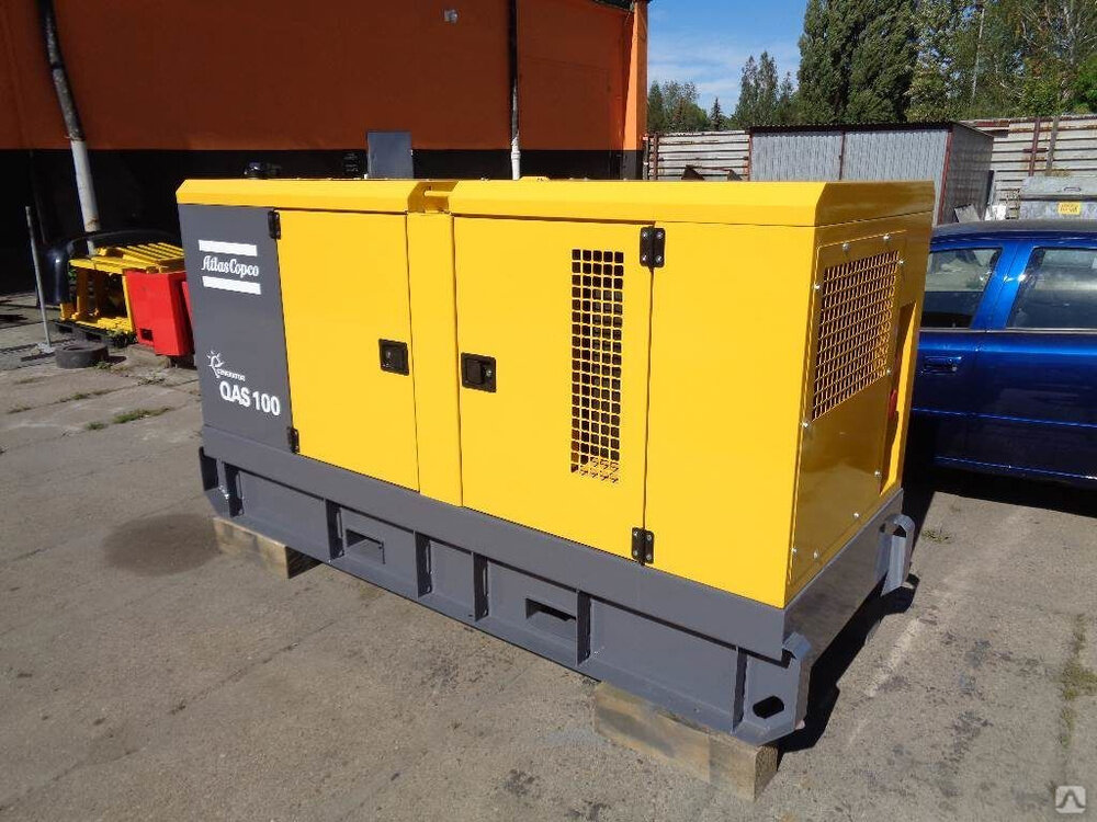 дизельный генератор atlas copco qas 100
