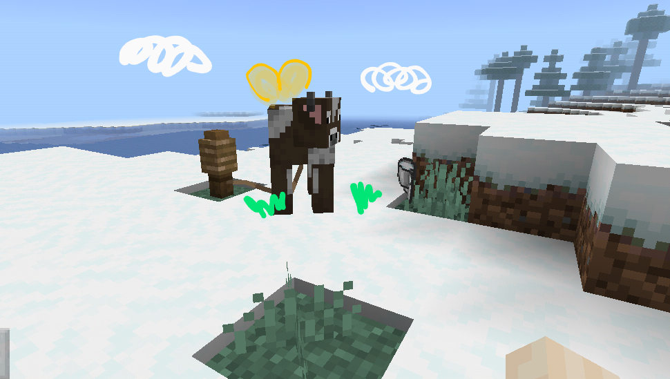 У коровы нет других забот, ест траву и молоко дает. Для кого старается она? Для меня, для меня, для меня!