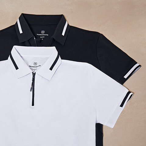 Поло: HPS-0383 BLACK; HPS-0383 WHITE