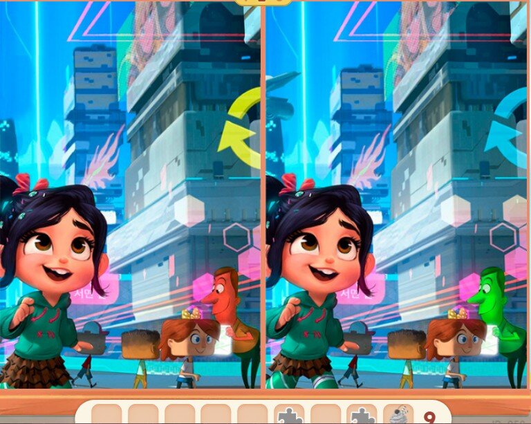 Найдите 9 отличий