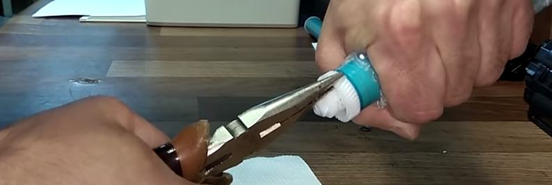 Снимаем шестерню