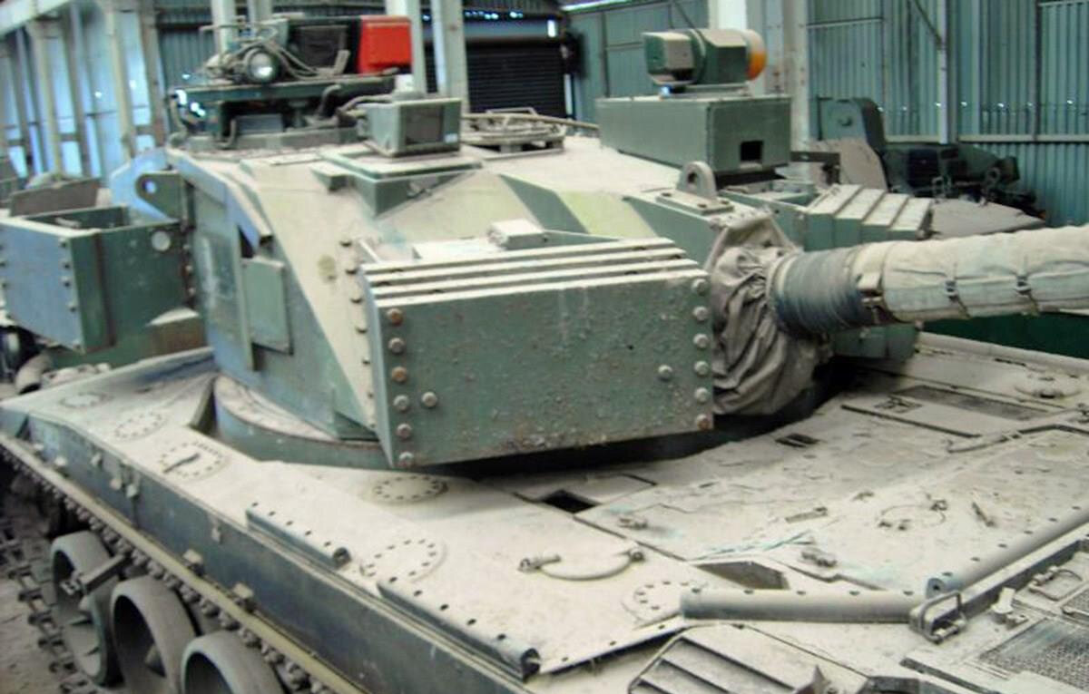 Пакеты брони Chobham на танке Challenger 1