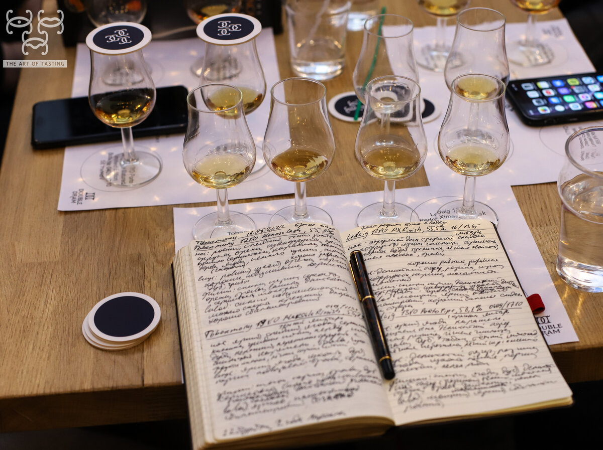 Так обычно работает автор в процессе дегустации