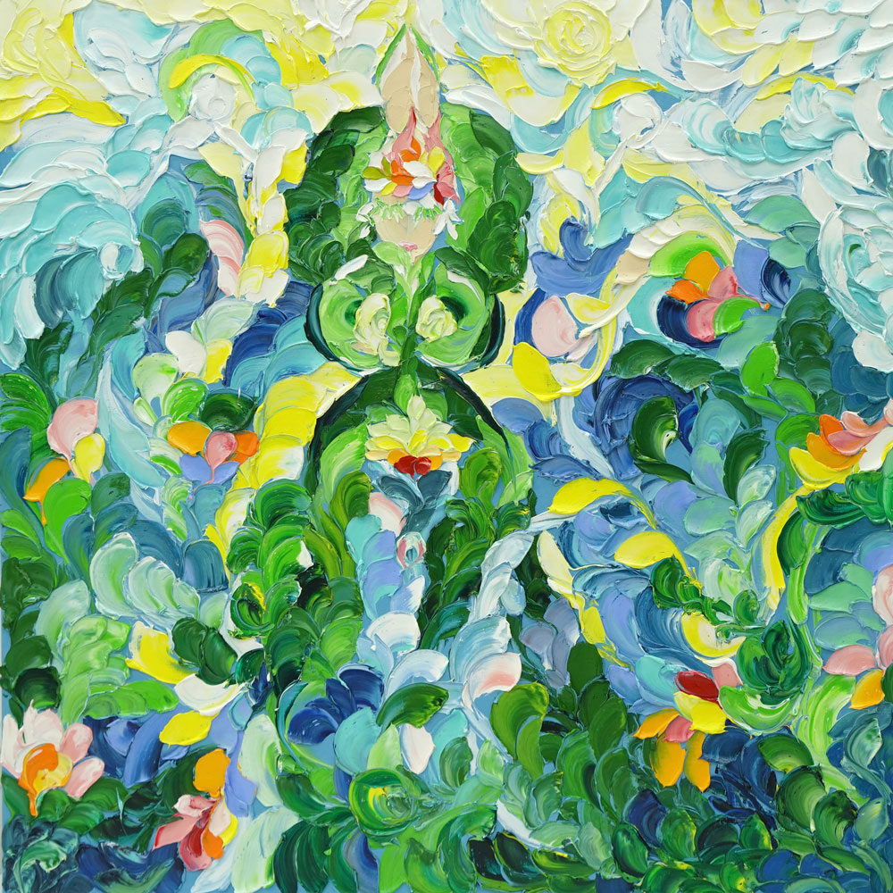 Екатерина Комбарова / Холст, масло 125х125 см.