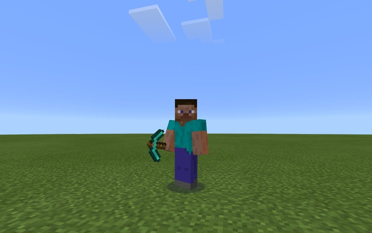 Ето я в маенкрафте