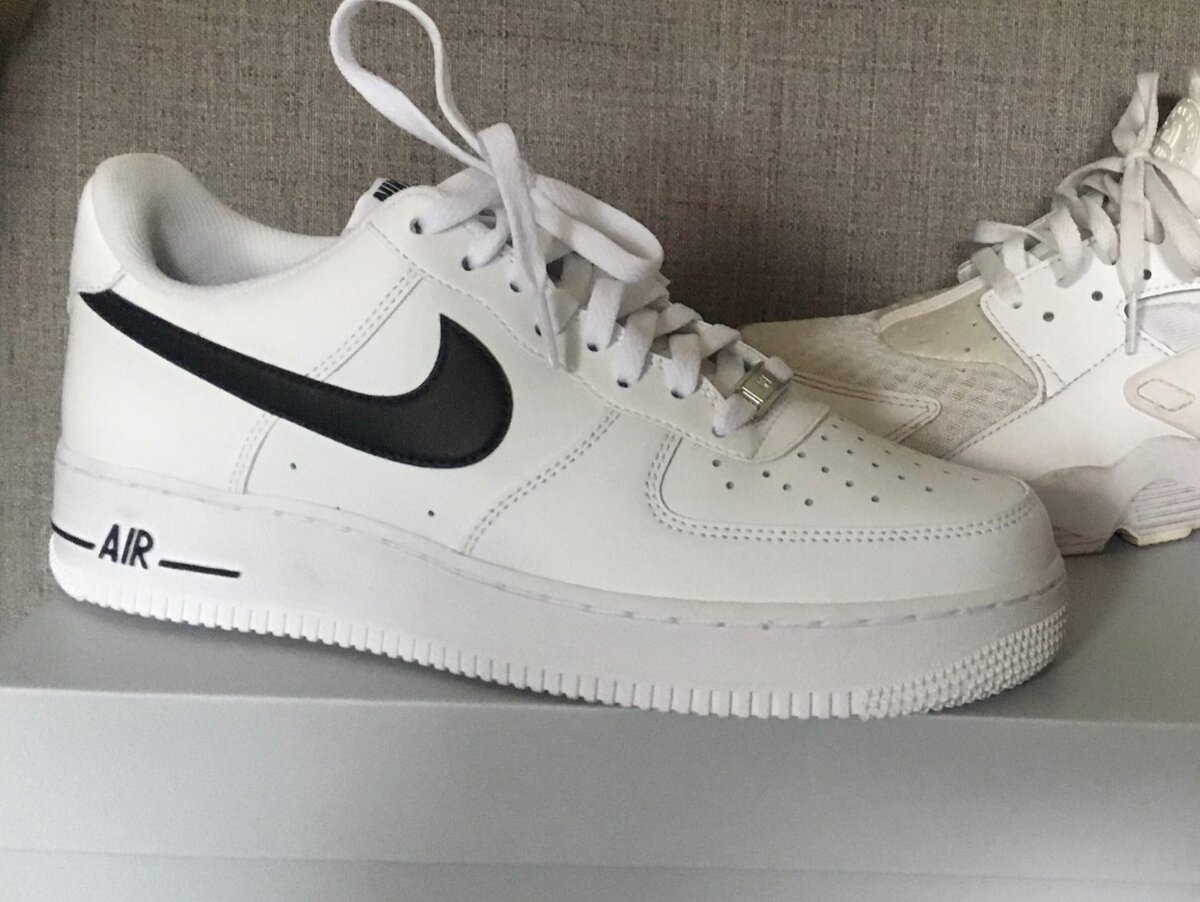 мои nike air force после того, как я их достал из коробки