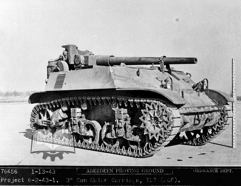 GMC T57, по сути "прокачка" аналогичной по конструкции GMC T56.