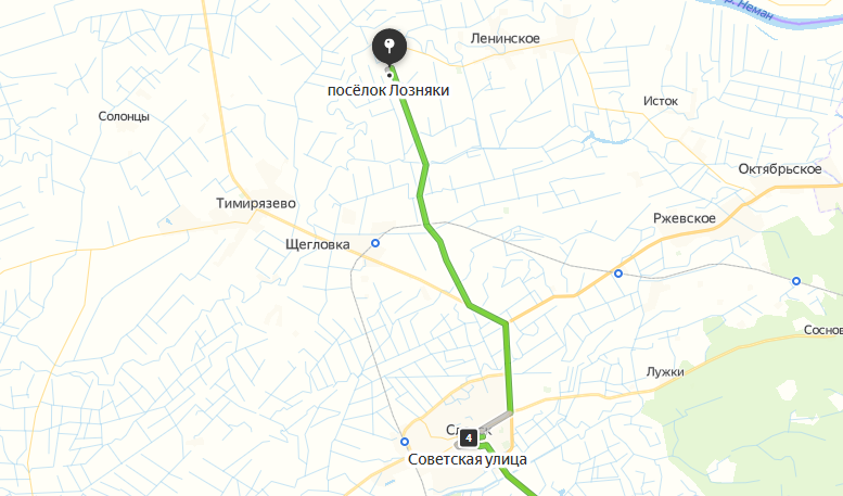 От Славска ехали примерно 10 минут.