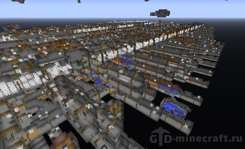 Бесконечное множество шахт