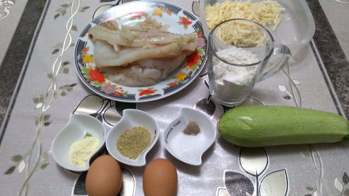 Ингредиенты для рыбных биточков