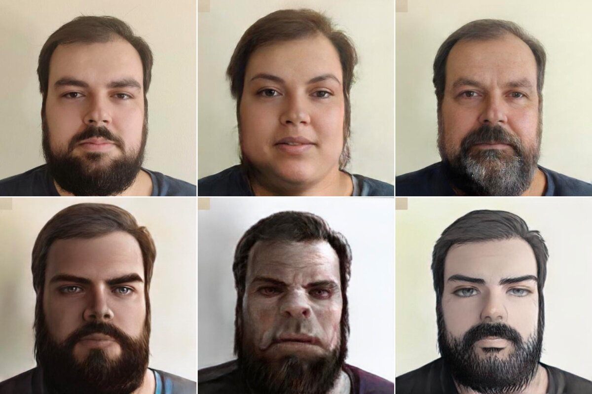 Один из разработчиков навыка Юрий Вязовецкий в роли самого себя, женщины, старика, эльфа, орка и героя аниме