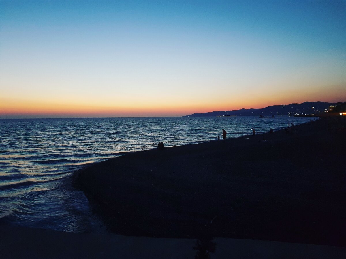 Закат. Сочифорния.