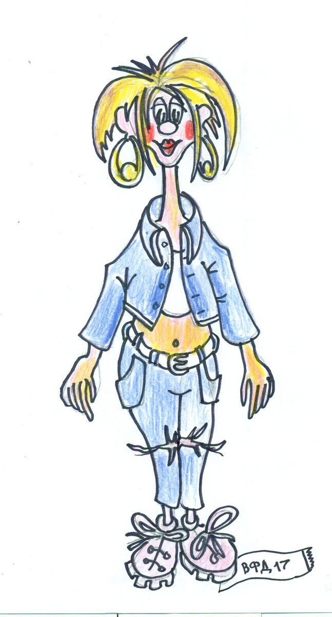 Так выглядела студентка 3 года назад.