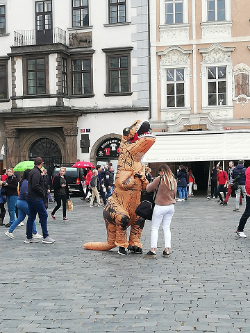Было время - даже рептилоиды из космоса прилетали в Прагу (кажется, 2018 год). А сейчас что? (фото из личного архива)