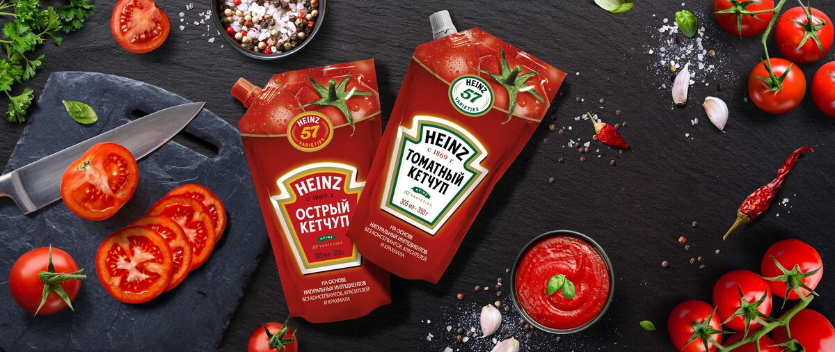 ДИЗАЙН УПАКОВКИ КЕТЧУПА HEINZ