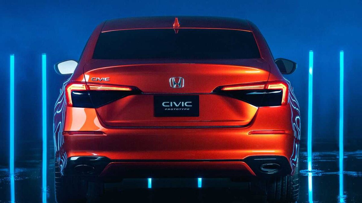 Прототип Honda Civic 2022: смелый внешний вид, новейшие технологии, безопасность.