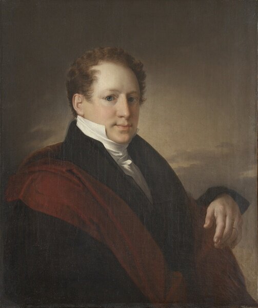 Портрет Степана Дмитриевича Нечаева, 1820-1830 гг.  В. А. Тропинин. Из собрания Рязанского государственного областного художественного музея им. И.П. Пожалости