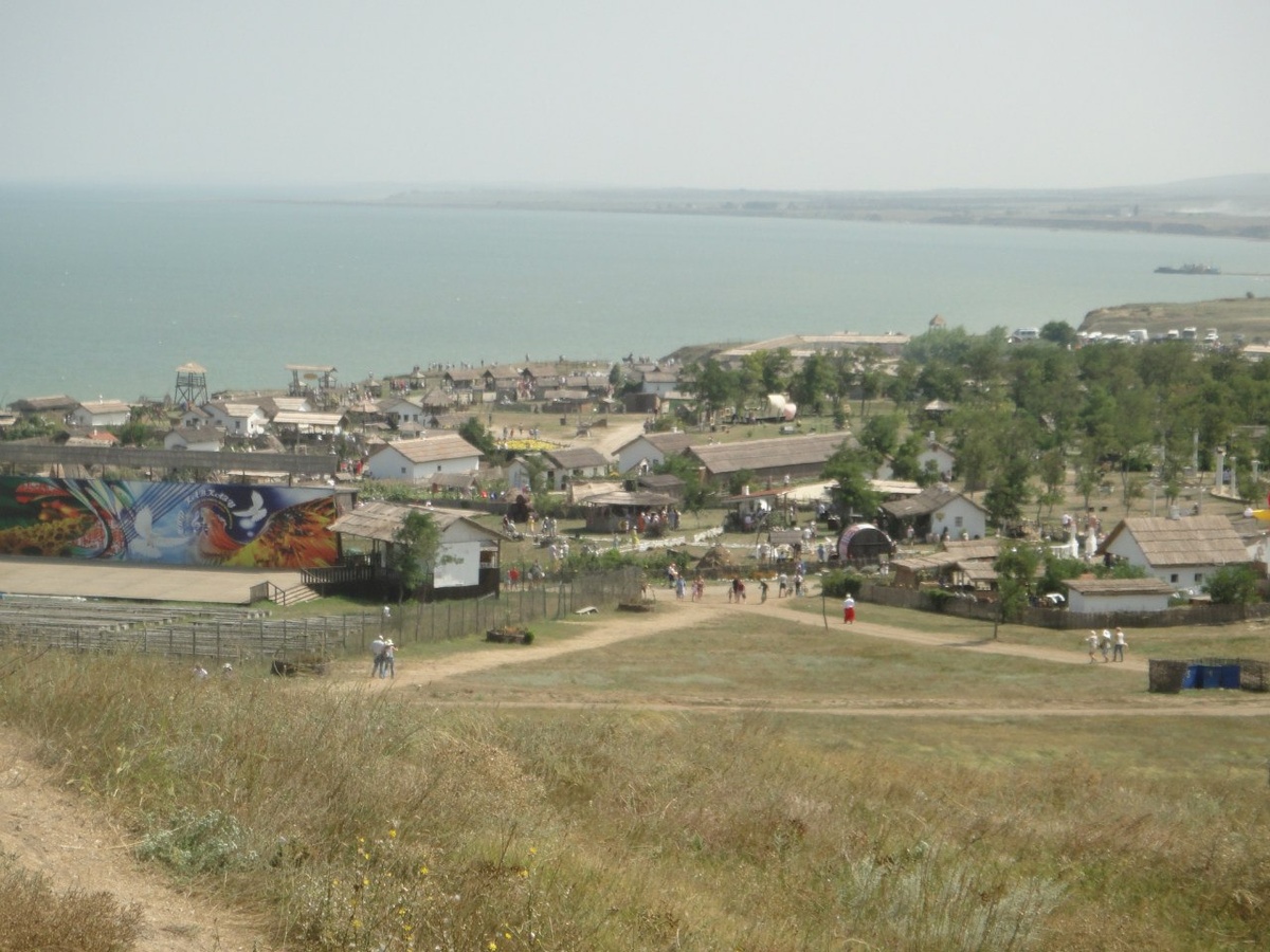 Тамань,до постройки Крымского моста.