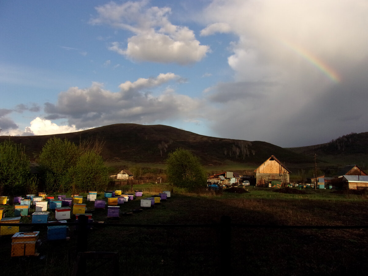 Вид с востока. После грозы. Фото автора.