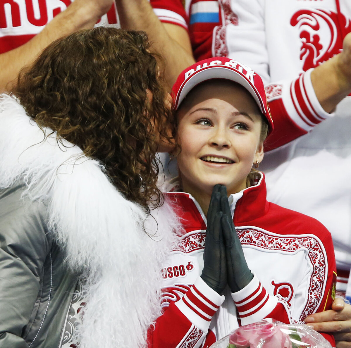 Юлия Липницкая и Этери Тутберидзе на зимней Олимпиаде 2014 в Сочи. Фото: Wang Lili/ZUMAPRESS.com/ТАСС