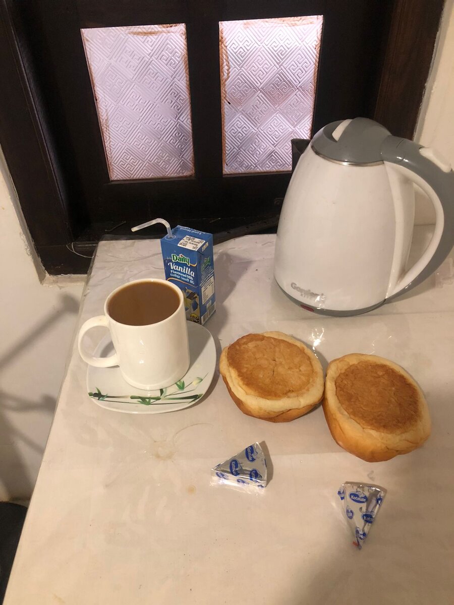 Завтрак, бюджетно но вкусно.