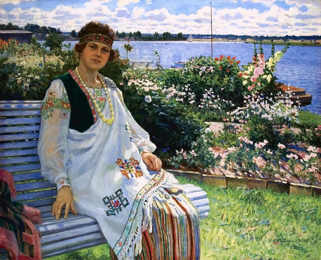 Николай Богданов-Бельский. "Весна". 1925