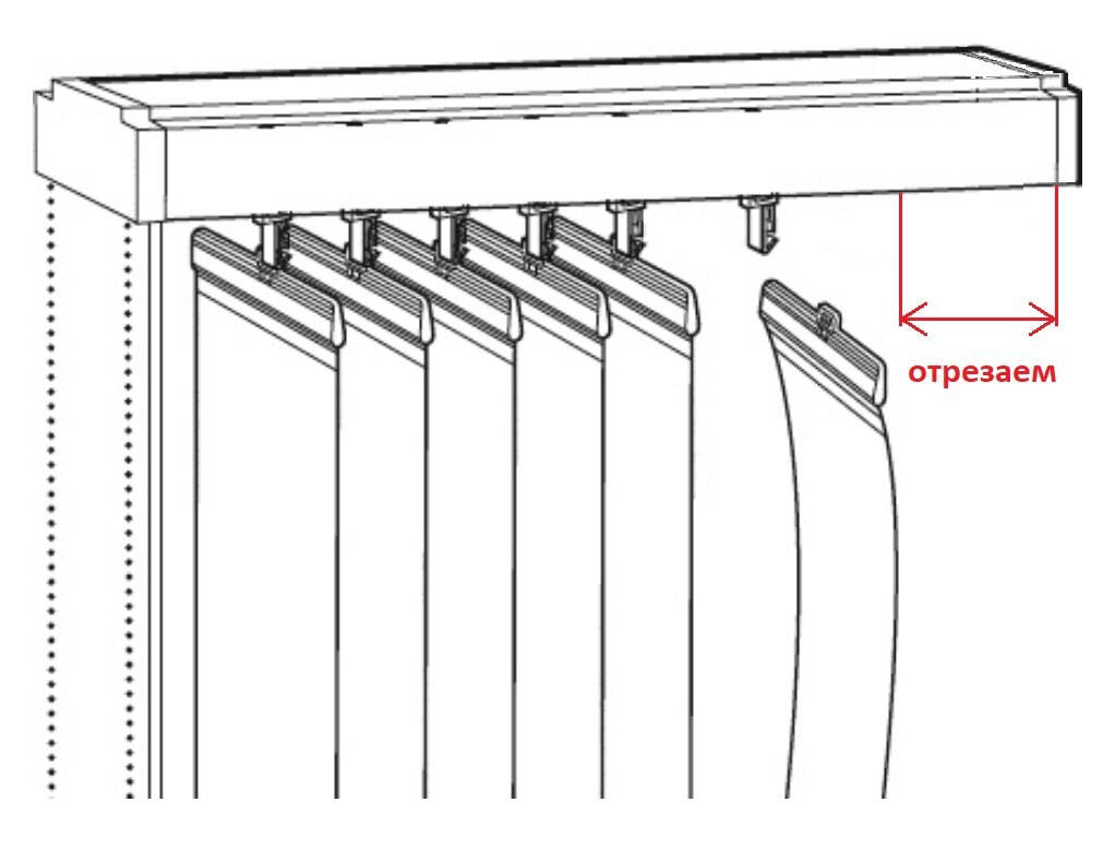 Как обрезать жалюзи из магазина, если они не подошли по длине