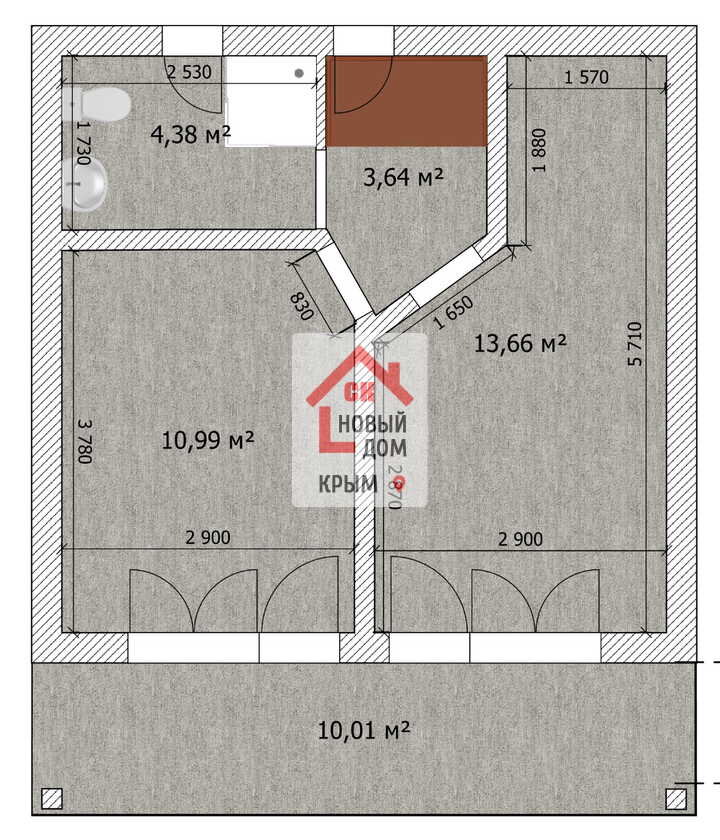 Проект дома 103 м.кв 2 этажа 2 спальни 7 на 8 - цена строительства | СК ...
