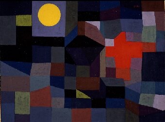 Пауль Клее, Огонь при полной Луне (1933). Пример «дегенеративного искусства»