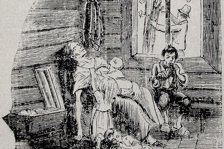 «Шольц недавно выступил с заявлением об угрозе голода — величайшего со времен Второй мировой войны, а германское МВД велит гражданам делать запасы воды, еды и лекарств на 10 дней на случай отключений от электричества». Фото: Fäderneslandet, old Swedish newspaper, wikimedia.org, Общественное достояние