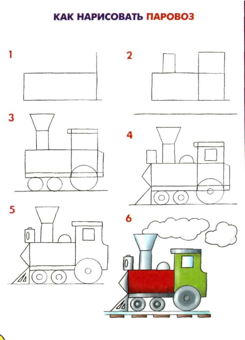 Как нарисовать поезд - wikiHow