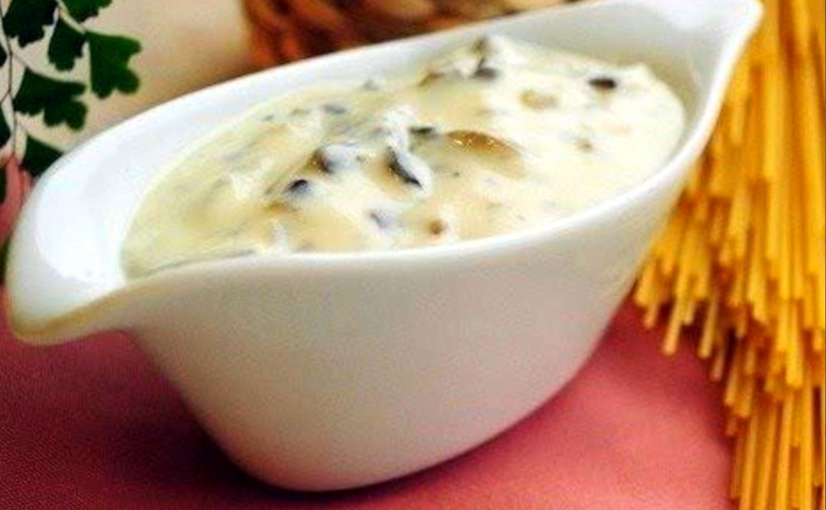 Грибной соус со сливками - Рецепт из шампиньонов Recette