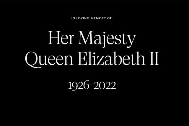    Что за надпись появилась из-за смерти королевы на сайте Меган Маркл?