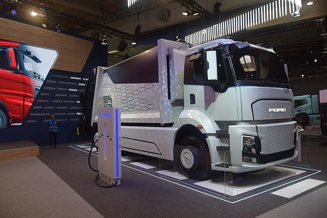 Ford Trucks впервые демонстрирует свой полностью электрический грузовик