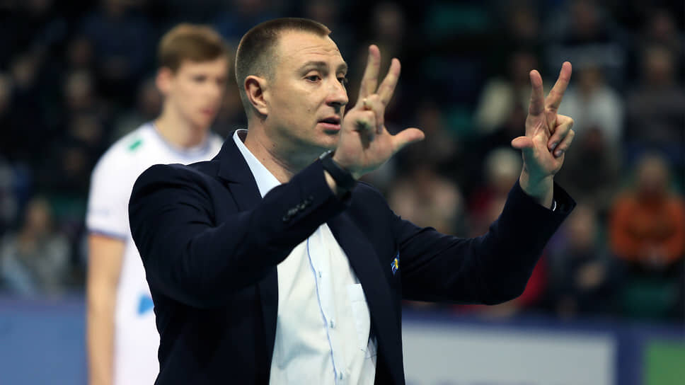 Главный тренер сборной России по волейболу Константин БрянскийФото: Юрий Стрелец, Коммерсантъ