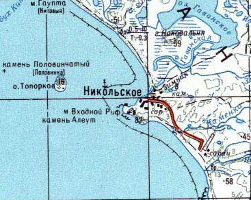 Карта села Никольского