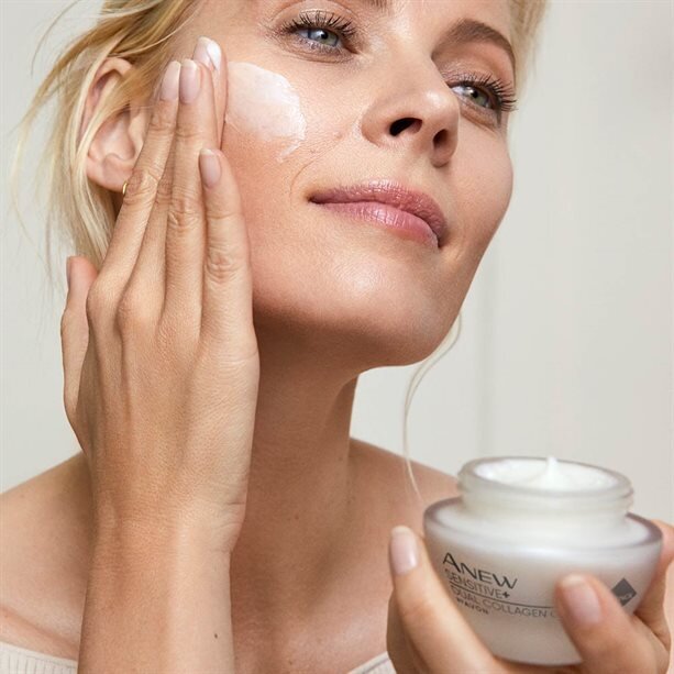 Крем для лица "Сенситив+восстановление коллагена" от Avon, 50 мл